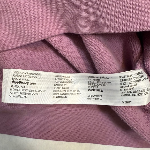 Disney | Mickey Mouse Genuine Mousewear Pullover Hoodie Plum Size Small - Picture 9 of 13